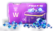 Weekly Membership banner with purple background, coins and W letter
