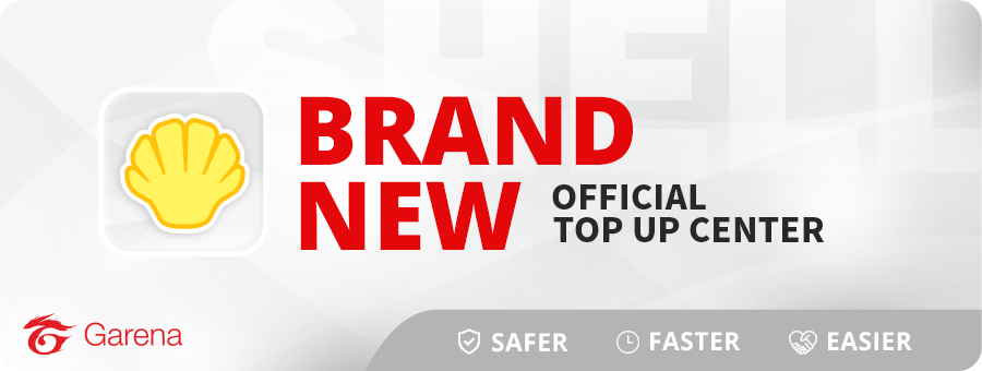 Free Fire banner showing game characters with 100% Secure Payment text on a vibrant background